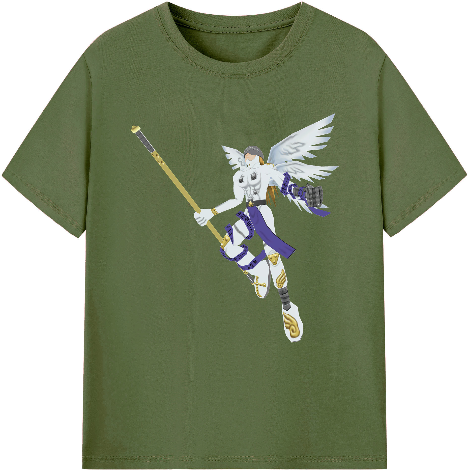 （画像用） Digimon デジタルモンスター/デジモン 綿100％半袖Tシャツ（フロントプリント）